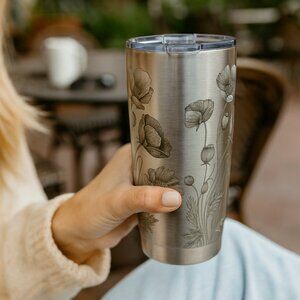 20oz Insulated Tumbler - Stainless Steel